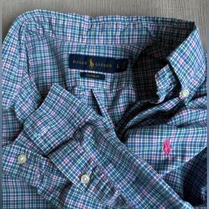 Ralph Lauren Multicolor Plaid Casual Shirt